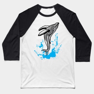 Whale Baseball T-Shirt